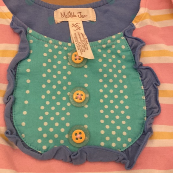 Matilda Jane Candy Design Top & Shorts Set sz 10 - Picture 5 of 10